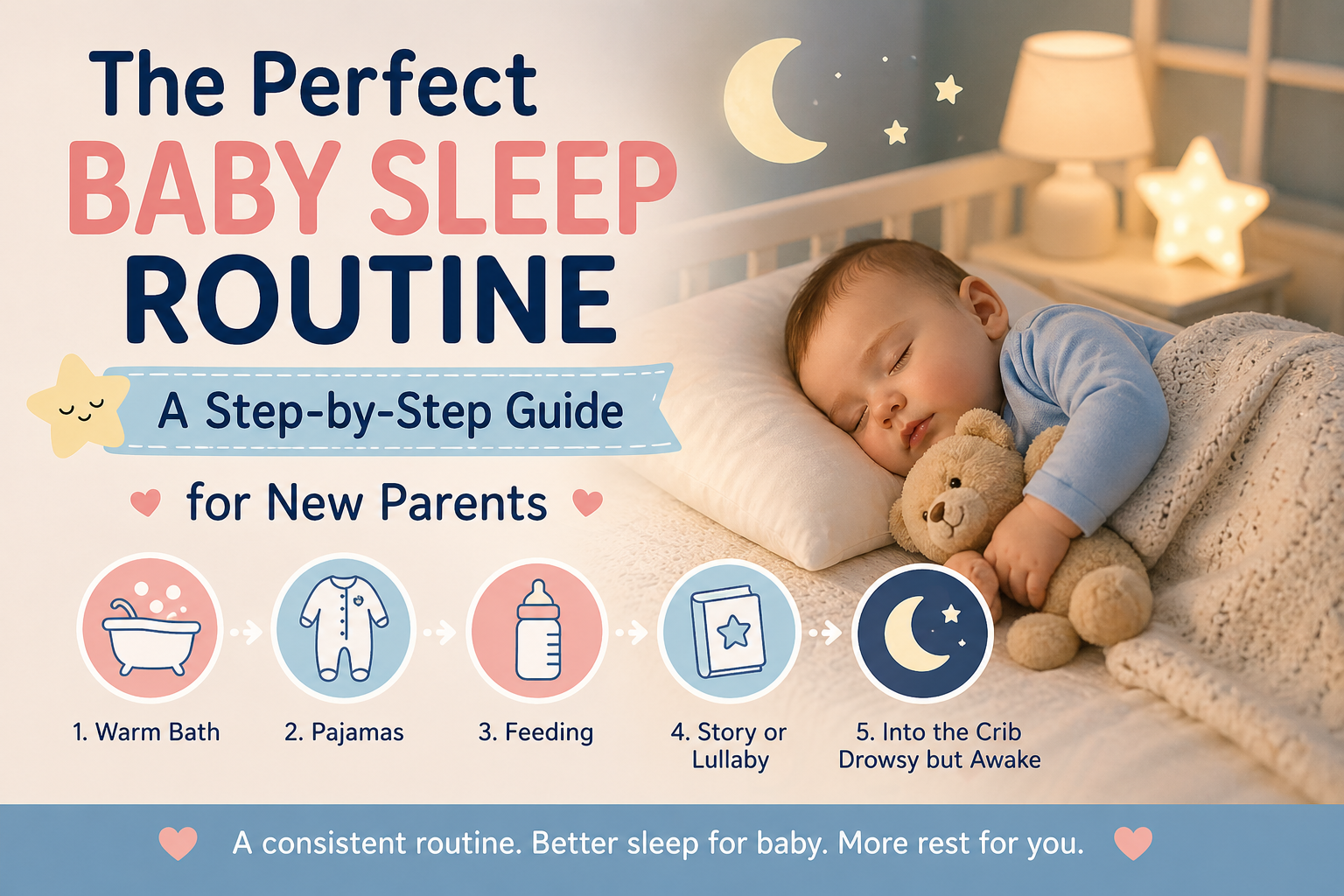 The Perfect Baby Sleep Routine: A Step-by-Step Guide for New Parents