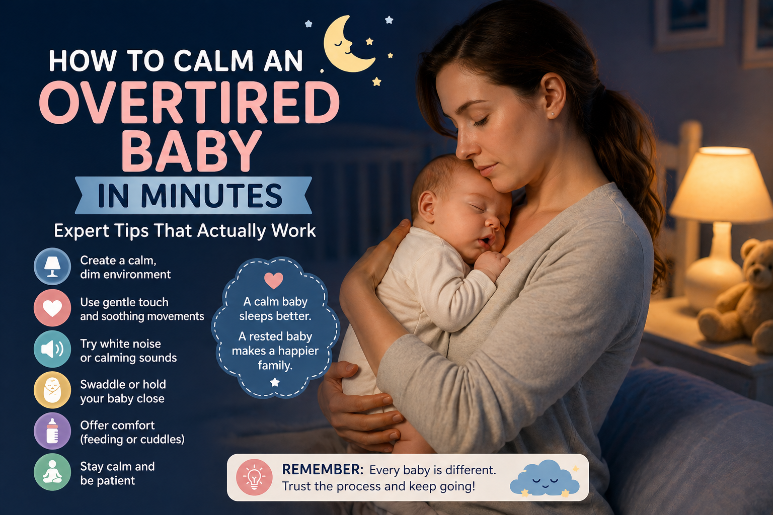 How to Calm an Overtired Baby in Minutes: Expert Tips That Actually Work